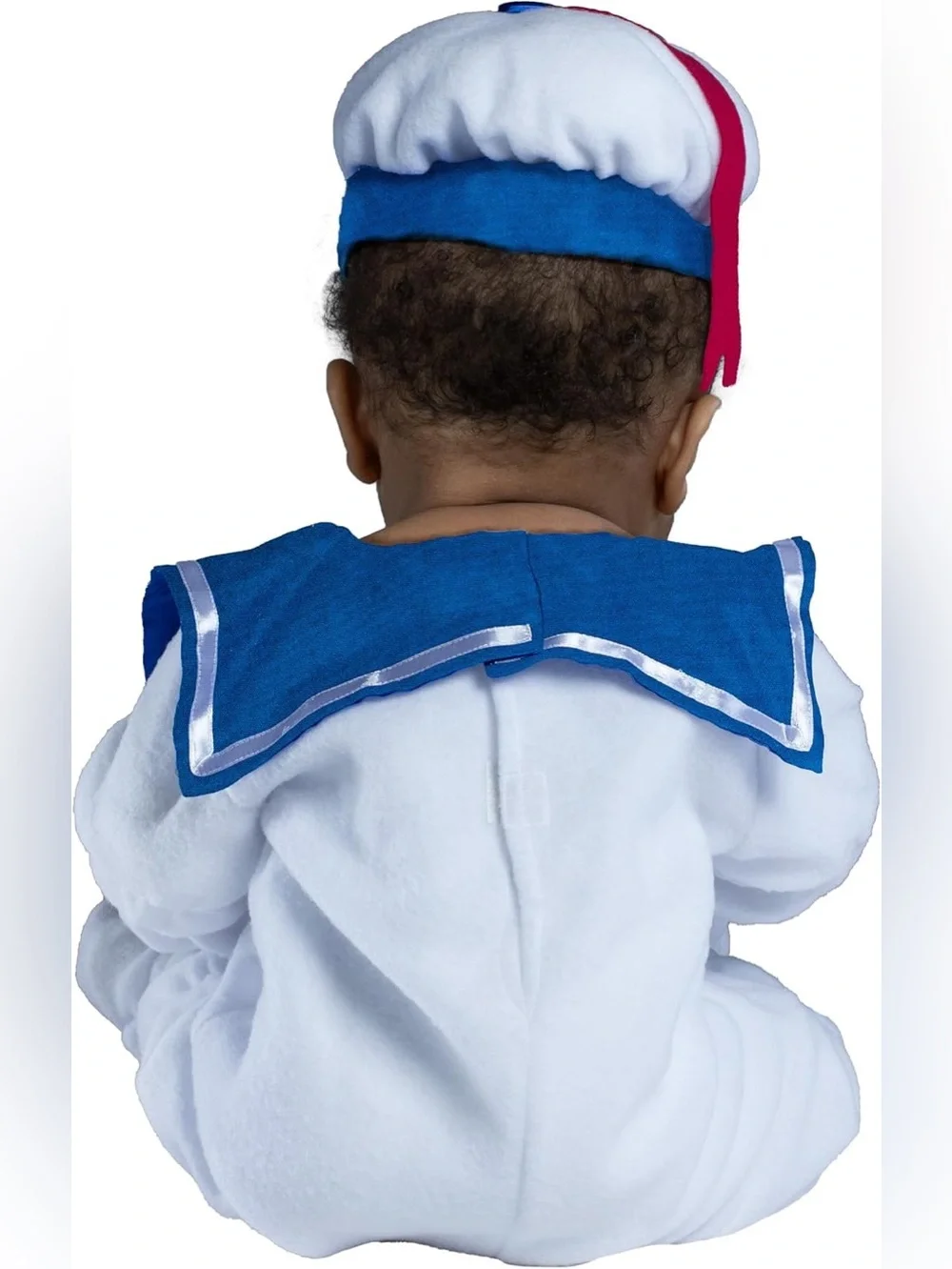 NWT Ghostbusters Stay Puft Marshmallow Man baby romper costume - Picture 3 of 16